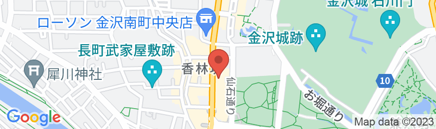 KOKO HOTEL Premier 金沢香林坊の地図