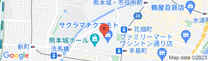 KOKO HOTEL Premier 熊本の地図