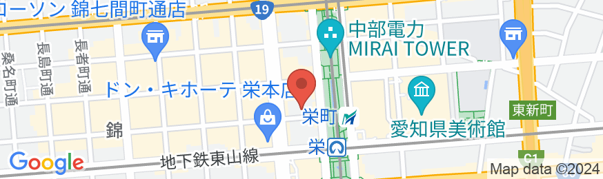 KOKO HOTEL 名古屋栄の地図