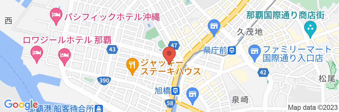 琉球サンロイヤルホテルの地図