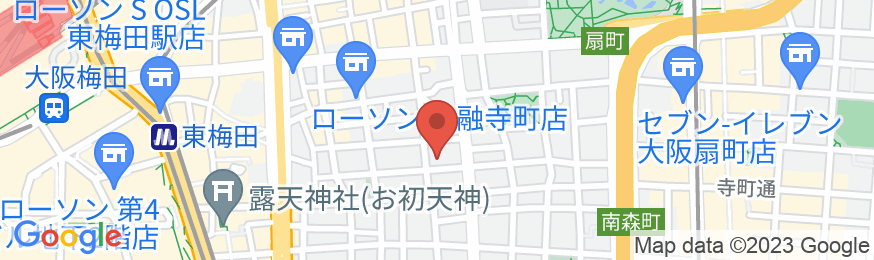 Minn東梅田の地図