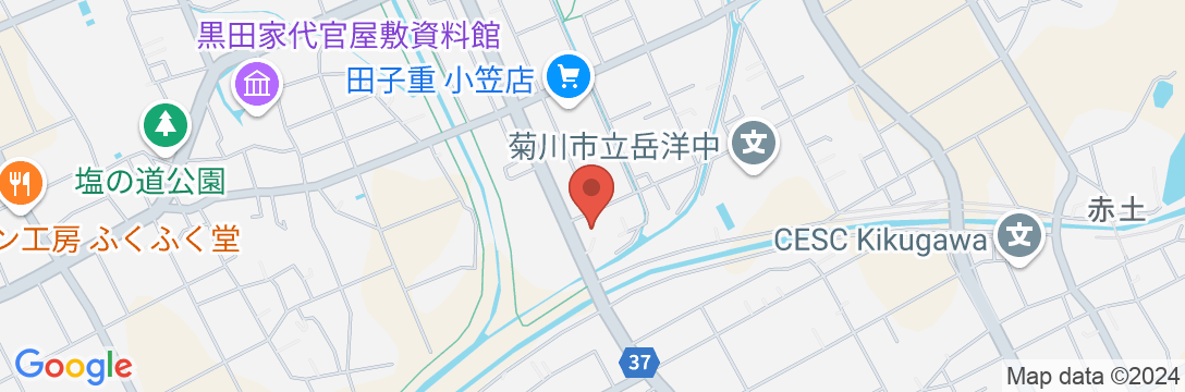 きらく旅館の地図