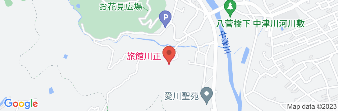 旅館 川正の地図