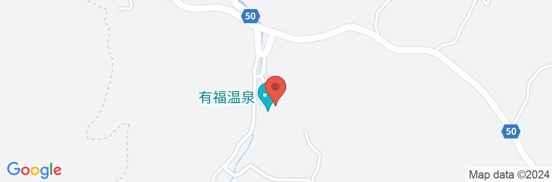 Showcase Hotel KASANE 有福温泉の地図