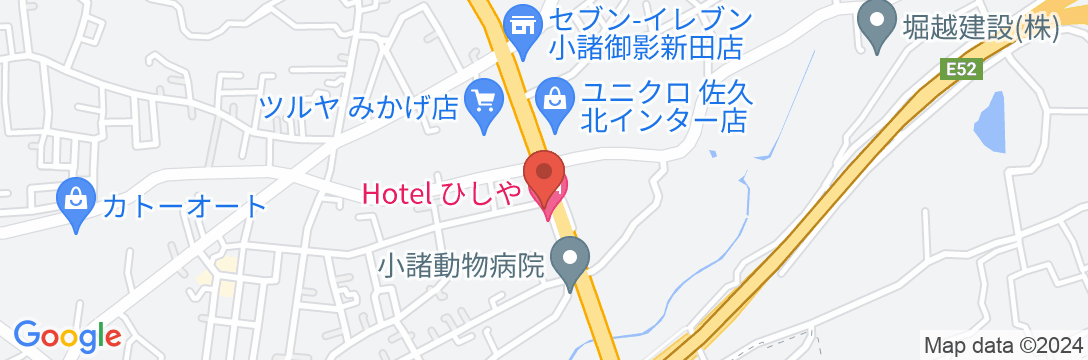Hotelひしやの地図