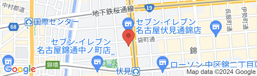 変なホテルエクスプレス名古屋 伏見駅前の地図