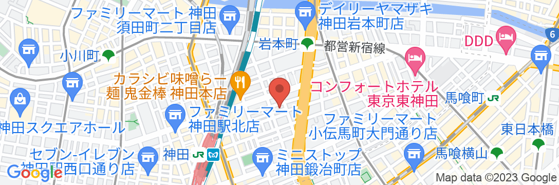 オリンピックイン神田の地図