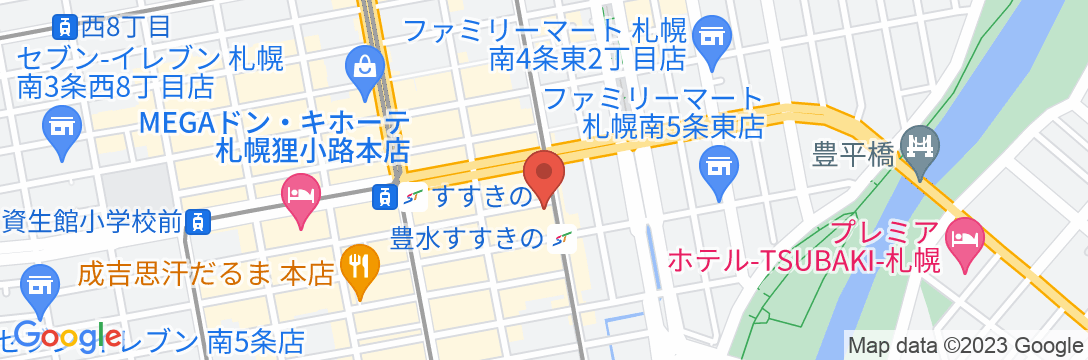 相鉄フレッサイン 札幌すすきのの地図
