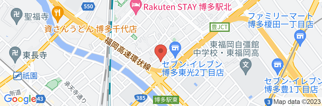 Tomariehotel & condominiumの地図