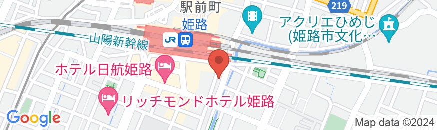 JRクレメントイン姫路の地図