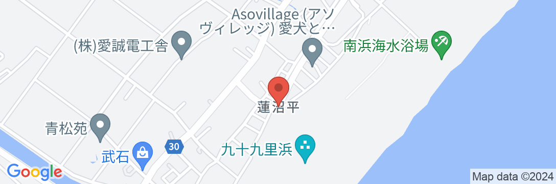ANKR VILLAGE KUJUKURI PRIVATE CAMP(アンカービレッジ九十九里)の地図