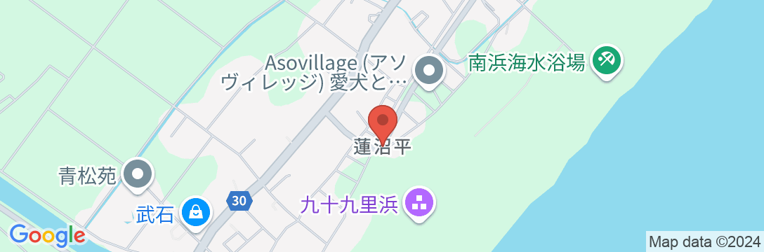 ANKR VILLAGE KUJUKURI PRIVATE CAMP(アンカービレッジ九十九里)の地図