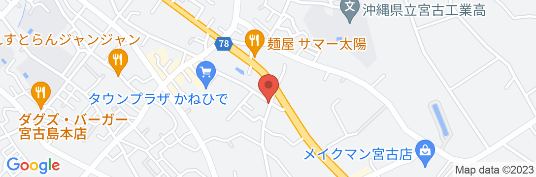 Mr.KINJO 宮古島アパラギリゾート1<宮古島>の地図
