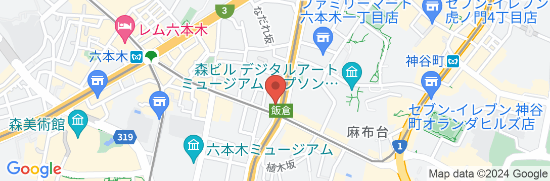 アパホテル&リゾート〈六本木駅東〉の地図