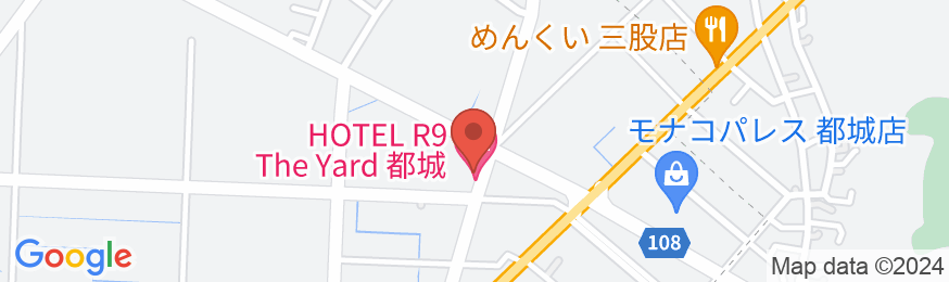 HOTEL R9 The Yard 都城の地図