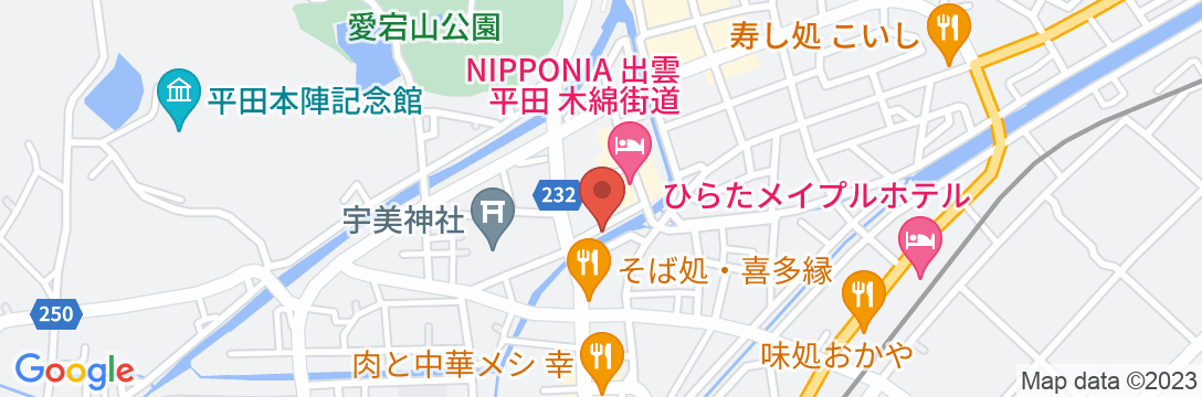 RITA 出雲平田 酒持田蔵の地図
