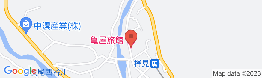 亀屋旅館<岐阜県>の地図
