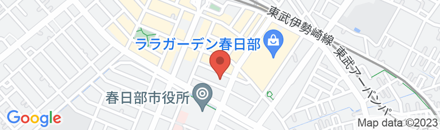 東横INN春日部駅西口の地図