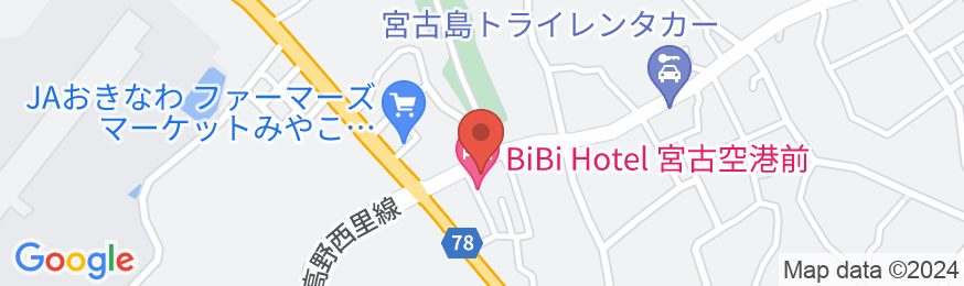 BiBi Hotel 宮古空港前<宮古島>の地図