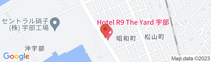 HOTEL R9 The Yard 宇部の地図