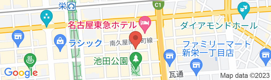 GOLD STAY 名古屋 栄の地図