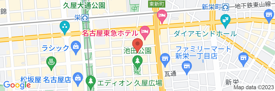 GOLD STAY 名古屋 栄の地図