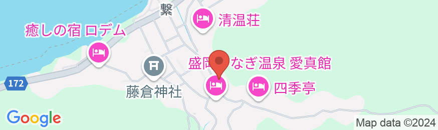 民宿 山新の地図