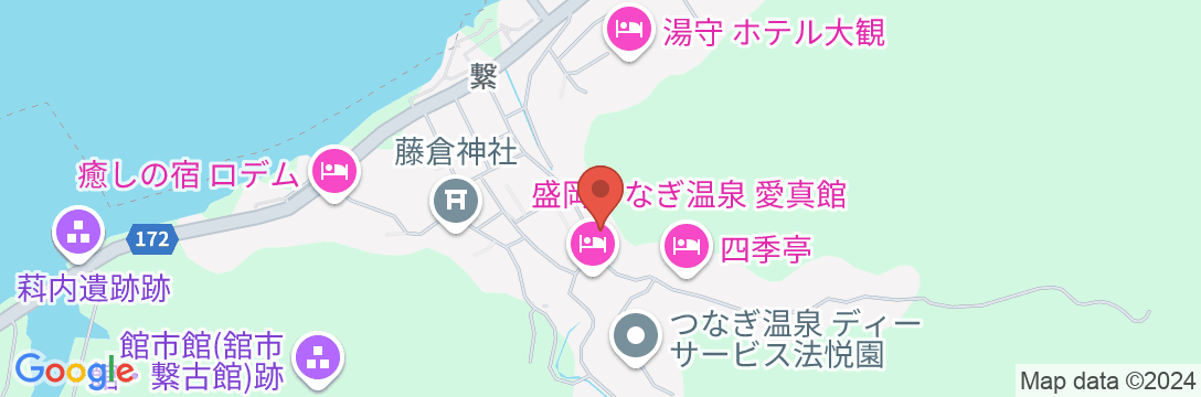 民宿 山新の地図