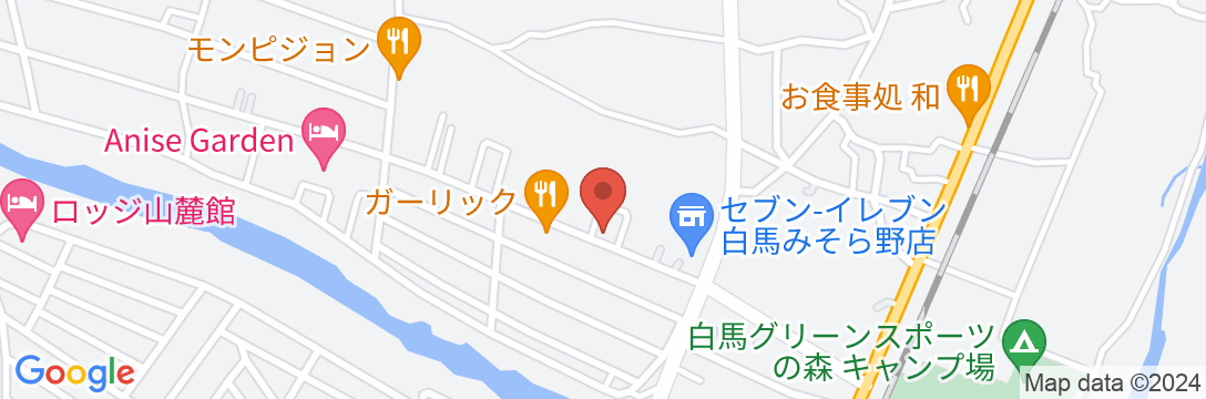 Seventh Heaven Hakubaの地図