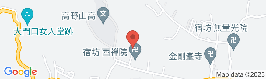 高野山 宿坊 宝城院の地図