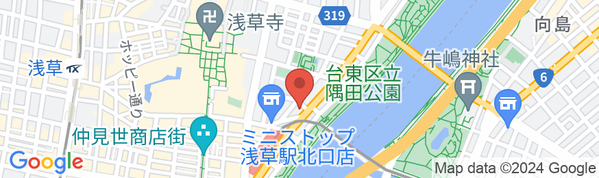 MIMARU SUITES 東京浅草の地図