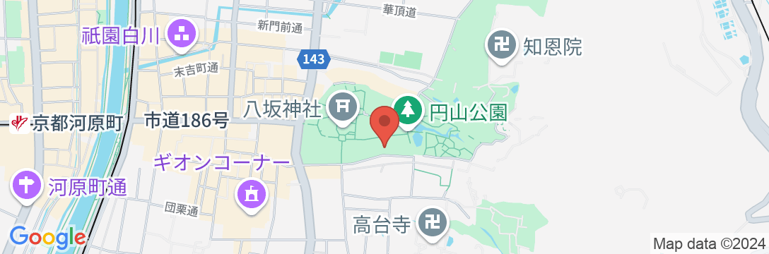 ホテル長楽館の地図