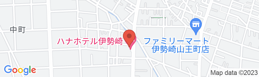 伊勢崎天然温泉 ハナホテル伊勢崎の地図