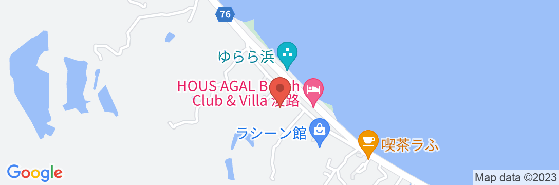 民宿はぎわら <淡路島>の地図