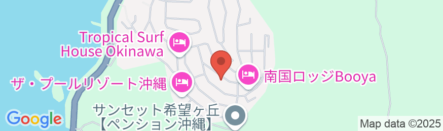 Base in Onnason, Okinawaの地図