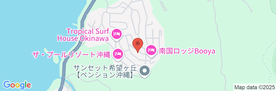 Base in Onnason, Okinawaの地図