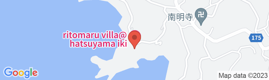 ritomaru villa @ hatsuyama iki<壱岐島>の地図