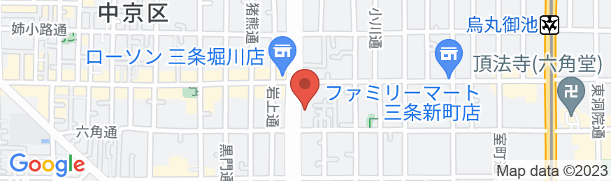 東横INN京都二条城南の地図