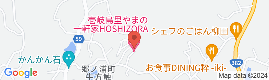 壱岐島/里やまの一軒家HOSHIZORA<壱岐島>の地図