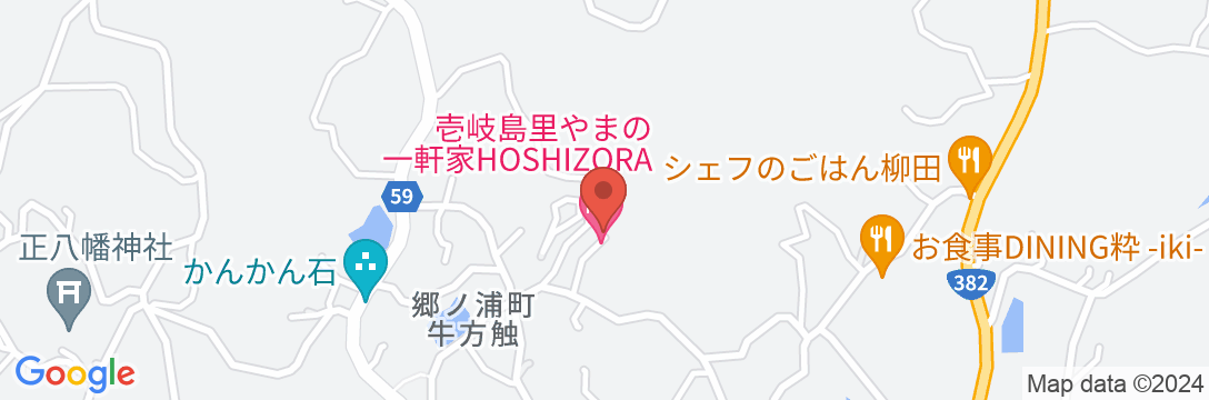 壱岐島/里やまの一軒家HOSHIZORA<壱岐島>の地図