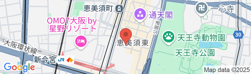 KOKO HOTEL 大阪新世界(旧 ホテルウィングプレミアム大阪新世界)の地図