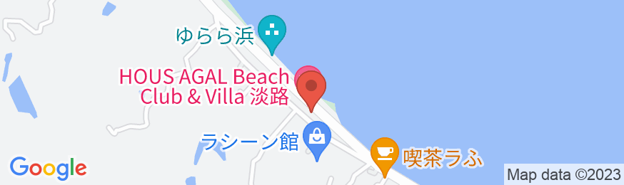HOUS_AGAL Beach Club & Villa 淡路<淡路島>の地図