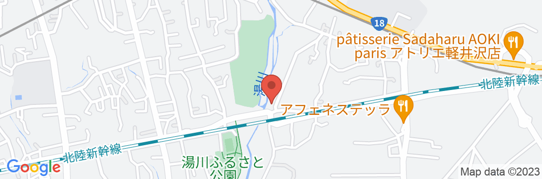 ツリーヴィレッジ軽井沢の地図