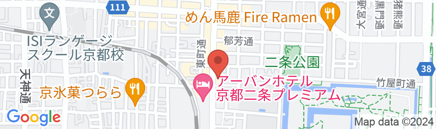ラ・ジェント・ホテル京都二条の地図