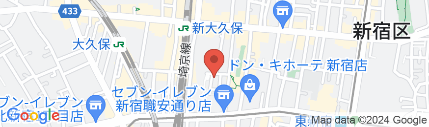 HOTEL THE LOOP 新宿/新大久保の地図
