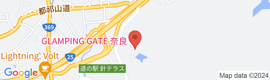 GLAMPING GATE 奈良の地図