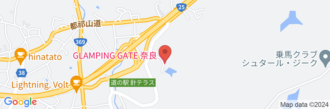 GLAMPING GATE 奈良の地図