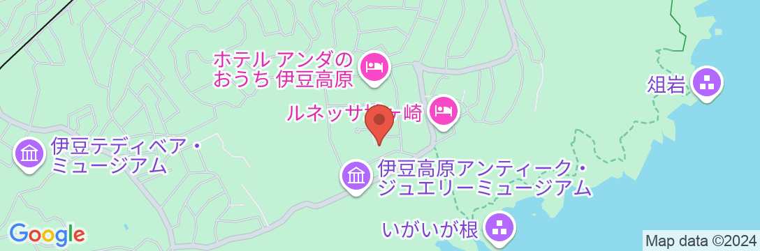 ファスティングホテル海の杜の地図