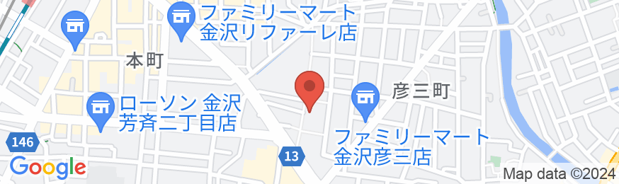 ゲストルーム心音ー金澤表参道ーの地図
