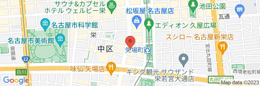 名古屋クレストンホテルの地図